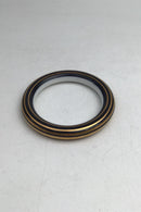 Royal Copenhagen Porcelæn Armring (Guld / Sort)