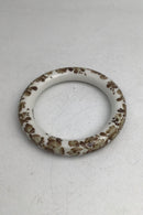 Royal Copenhagen Porcelæn Armring Blomstermotiv (Brunt)