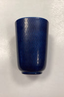 Aluminia Blå Marselis Vase af Nils Thorsson No. 2645