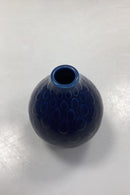 Aluminia Blå Marselis Vase af Nils Thorsson No. 2633