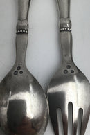 Georg Jensen Sølv Ornamental Salatsæt No. 159