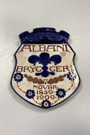 Aluminia Fajance Albani Bryggeri Platte - 7 Novbr. 1859-1909