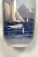 Royal Copenhagen Art Nouveau Vase med skibsmotiv No. 2842/3604
