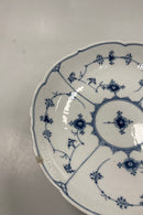 Royal Copenhagen Musselmalet Riflet Opsat Kageskål No 458