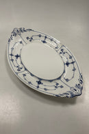 Royal Copenhagen Musselmalet Riflet Underfad til oval terrin No 217