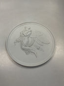 Bertel Thorvaldsen bisque plate Bing and Grondahl Night No. 123.