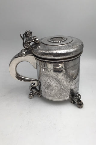 English Silver House / Axel Salomonsen Sterling Sølv Lågkrus
