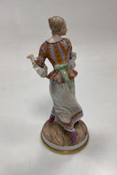 Bing og Grøndahl Figur Dame uden tøfler på plint No. 8035