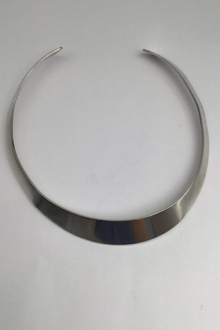 Georg Jensen Sterling Sølv Moderne Halsring