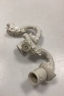 Tysk to-armet væglampet i Porcelæn