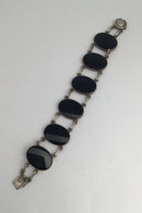 Niels Erik From Sterling Sølv Armlænke (Sort Onyx)