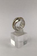 Georg Jensen Sterling Sølv 18kt Guld Ring No. 313 Regitze Overgaard