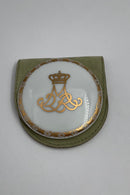 Royal Copenhagen Taske Spejl med Dronning Margrethes Monogram