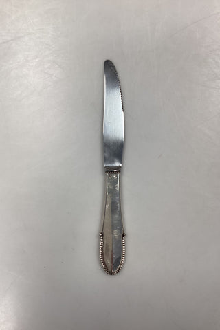 Georg Jensen Sphere Sterling Silver Dinner Knife with Short Handle (with grill blade)