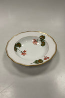 Royal Copenhagen Art Nouveau Stel No. 225 Pelargonie Stor Dybtallerken No. 2025