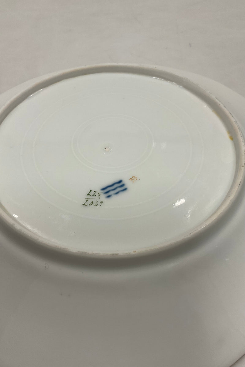 Royal Copenhagen Art Nouveau Stel No. 225 Pelargonoe Spisetallerken No. 2029