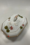 Royal Copenhagen Art Nouveau Stel No. 225 Pelargonie Terrin  No. 2038 / 2040