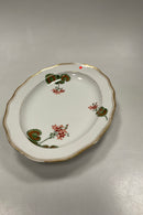 Royal Copenhagen Art Nouveau Stel No. 225 Pelargonoe Ovalt Fad No. 2043