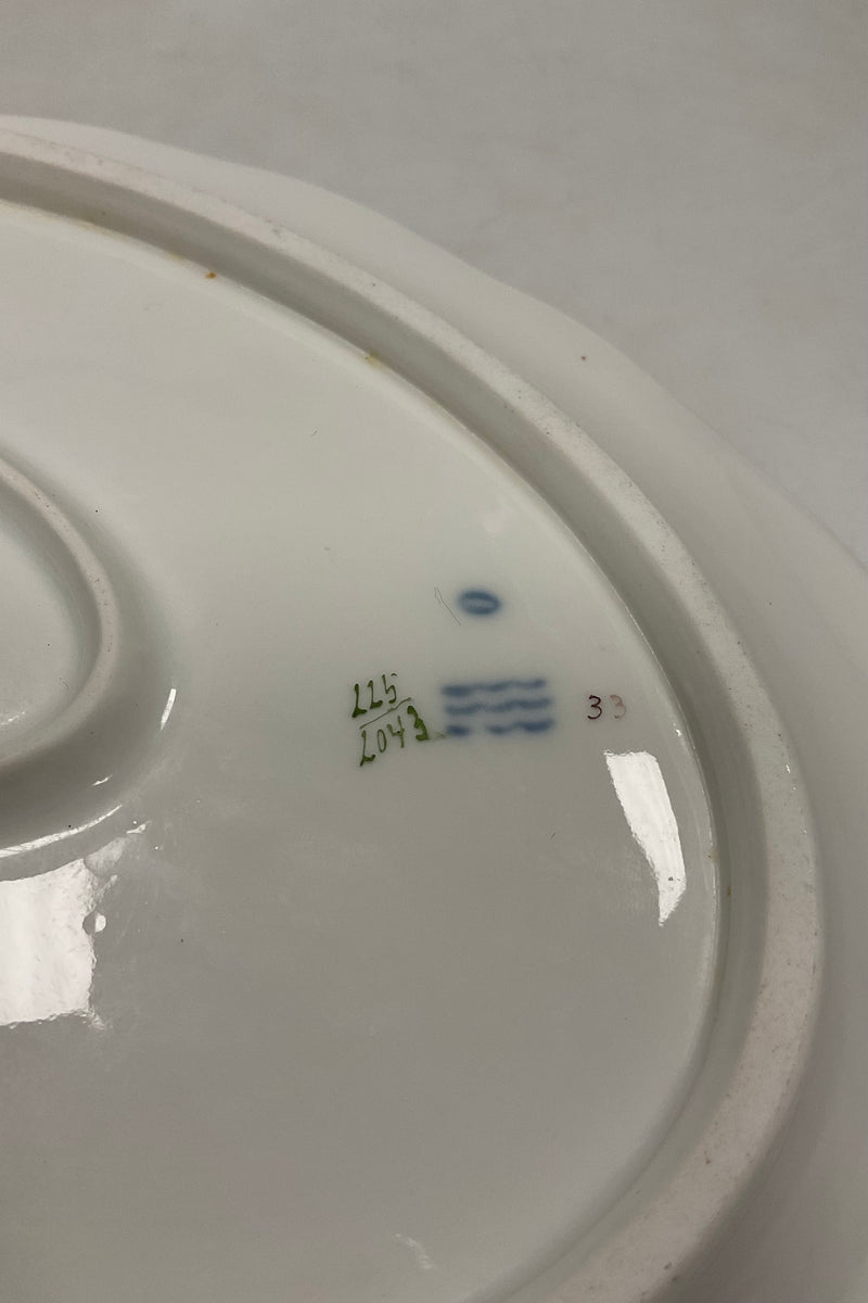 Royal Copenhagen Art Nouveau Stel No. 225 Pelargonoe Ovalt Fad No. 2043