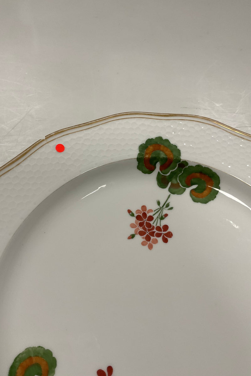 Royal Copenhagen Art Nouveau Stel No. 225 Pelargonoe Rundt Fad No. 2018