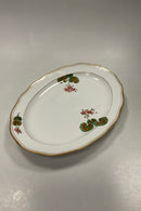 Royal Copenhagen Art Nouveau Stel No. 225 Pelargonoe Ovalt Fad No. 2012