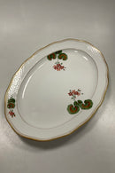 Royal Copenhagen Art Nouveau Stel No. 225 Pelargonoe Ovalt Fad No. 2012