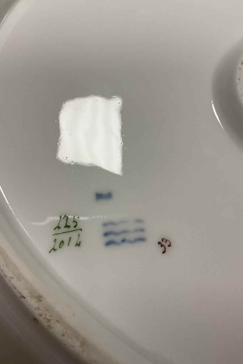 Royal Copenhagen Art Nouveau Stel No. 225 Pelargonoe Ovalt Fad No. 2012