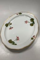 Royal Copenhagen Art Nouveau Stel No. 225 Pelargonoe Ovalt Fad No. 2014