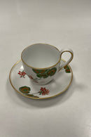 Royal Copenhagen Art Nouveau Set No. 225 Pelargonium Large High handle cup No. 9112