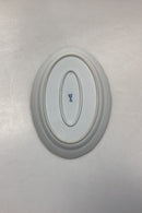Meissen Porcelæn Ovalt Fad, Lille med Blomster Design