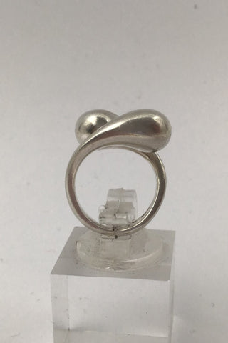 Ole W Jacobsen Sterling Sølv Moderne Ring