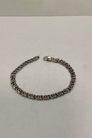 Dansk Bismarck armbånd i sterling sølv af Arne Bjerring Ravn