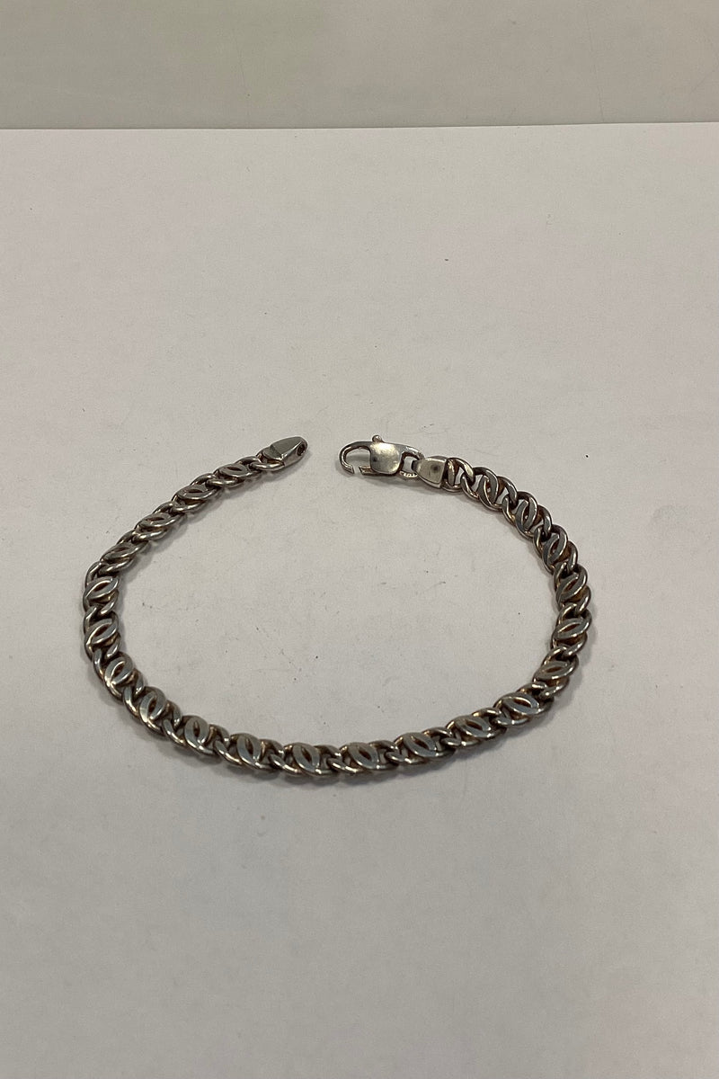 Dansk Bismarck armbånd i sterling sølv af Arne Bjerring Ravn