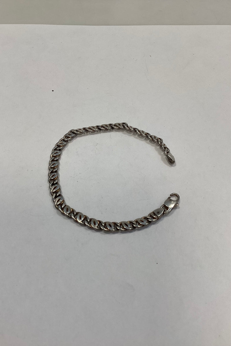 Dansk Bismarck armbånd i sterling sølv af Arne Bjerring Ravn