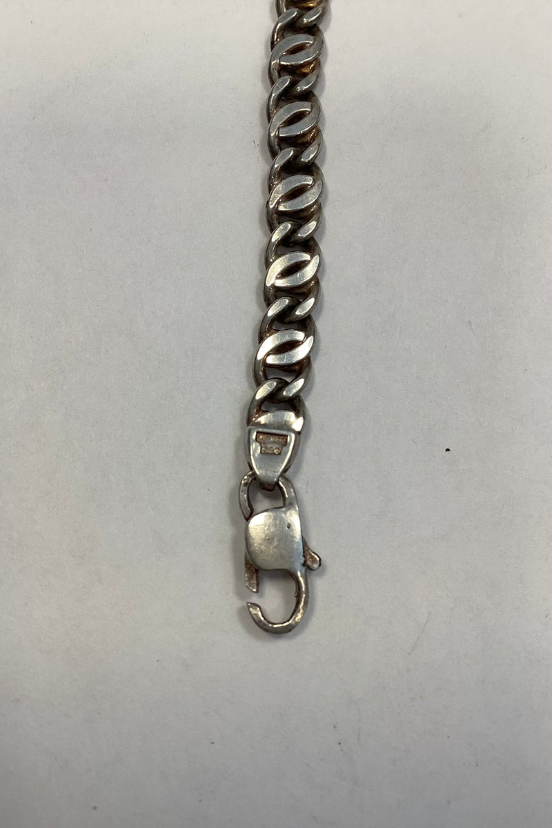 Dansk Bismarck armbånd i sterling sølv af Arne Bjerring Ravn