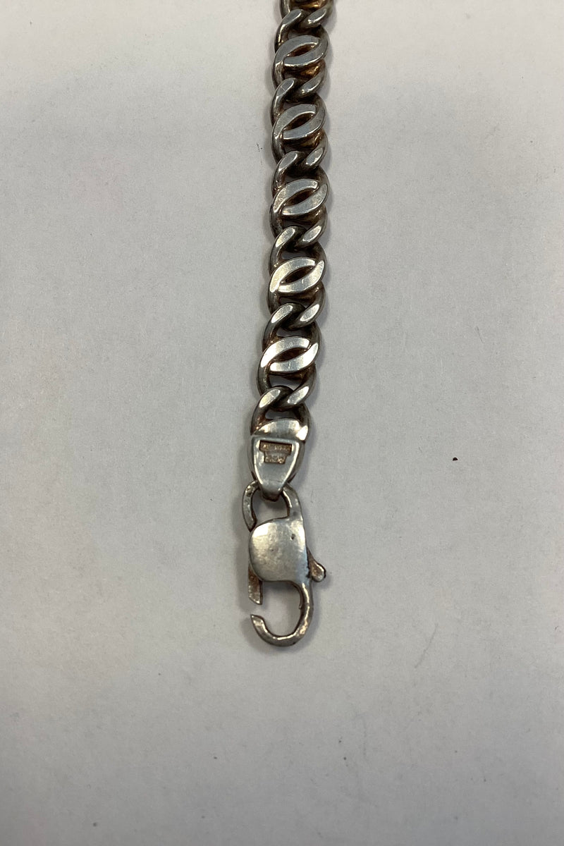 Dansk Bismarck armbånd i sterling sølv af Arne Bjerring Ravn