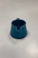 Kähler Ceramics Cream Pitcher with Turquoise Glaze