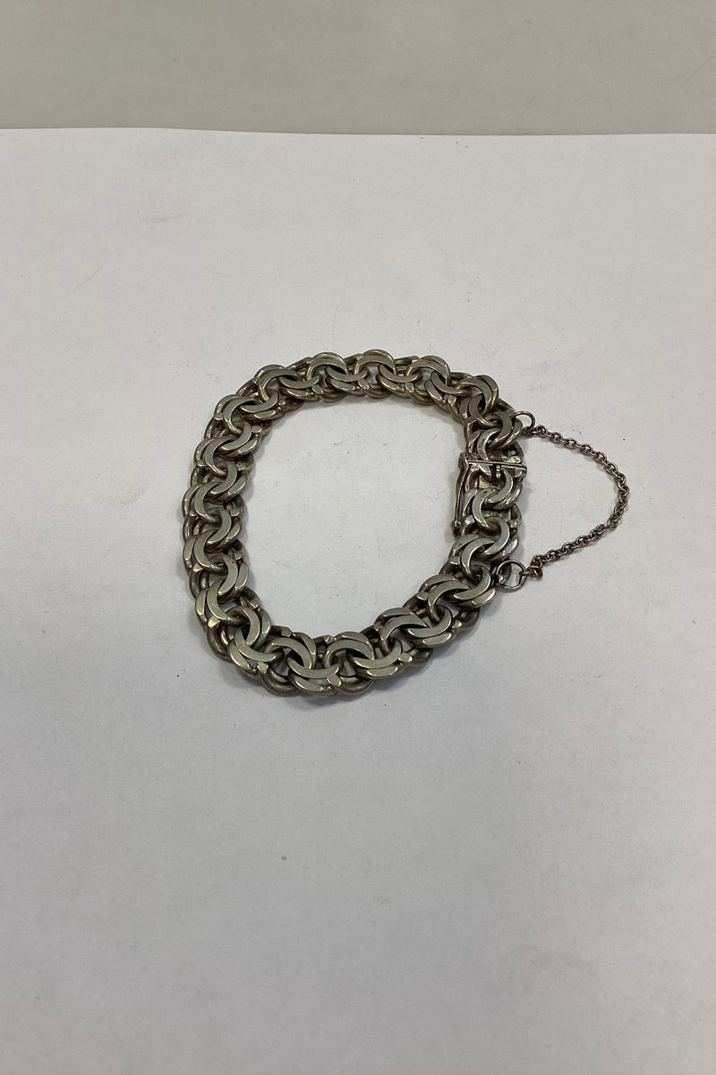 Dansk Bismarck armbånd af sølv af Henry Roland