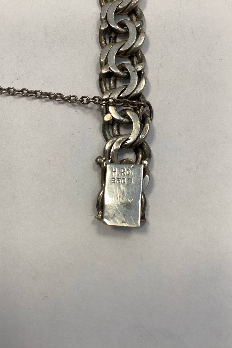 Dansk Bismarck armbånd af sølv af Henry Roland