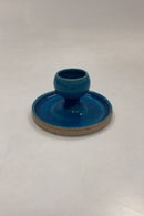 Kähler Ceramics Candle Holder with Turquoise Glaze