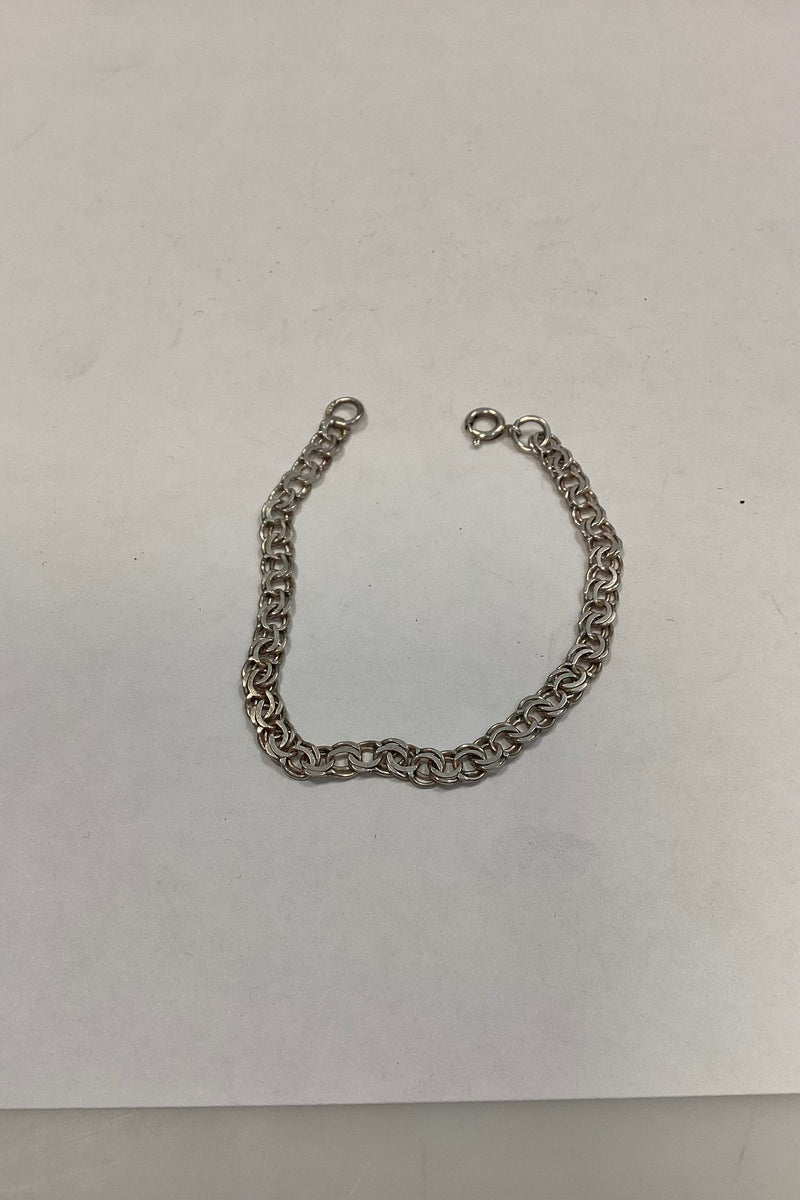 Dansk Bismarck armbånd i sterling sølv