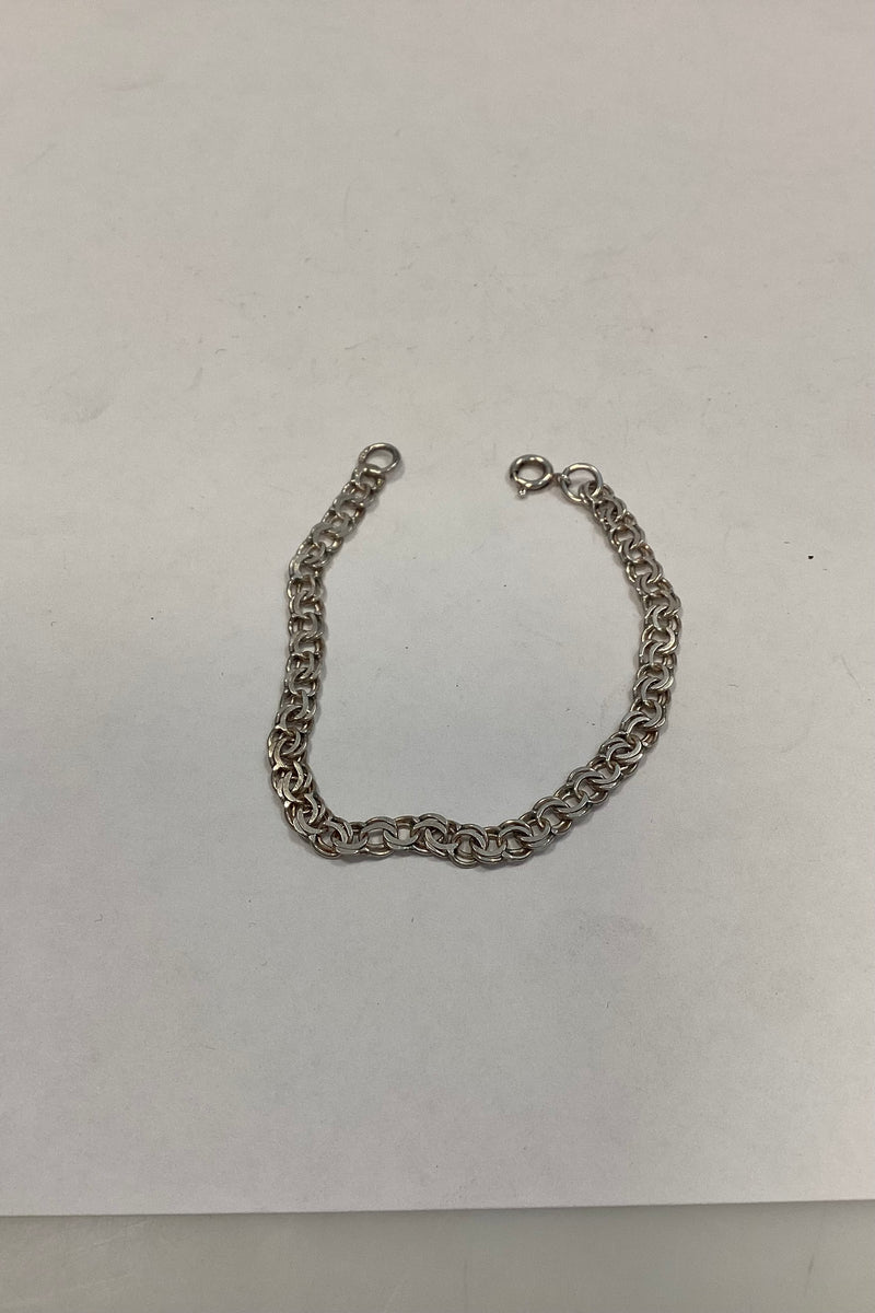 Dansk Bismarck armbånd i sterling sølv