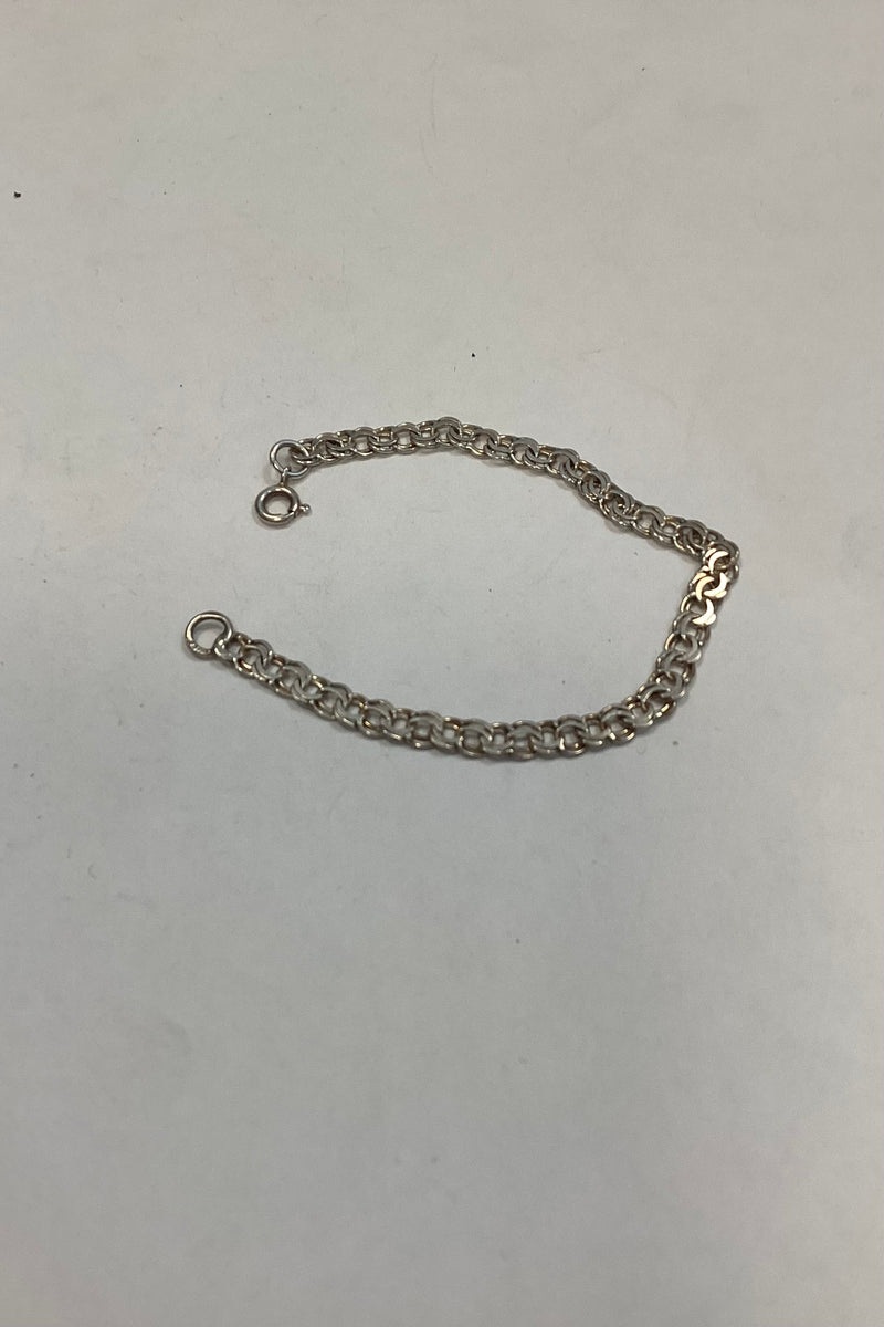 Dansk Bismarck armbånd i sterling sølv