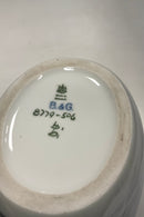 Bing og Grøndahl Art Nouveau Vase med skib No. 8779 / 506  Måler 24 cm / 9.45 inch