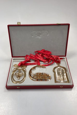 Georg Jensen Juleuro 3 pakke boks fra 1994, 1995 og 1996