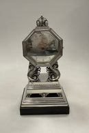 Georg Jensen Sterling Silver Large Table Clock No 333 by Johan Rohde