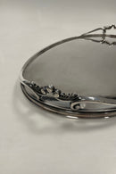 Georg Jensen Sterling Sølv Bakke med håndtag No. 332C