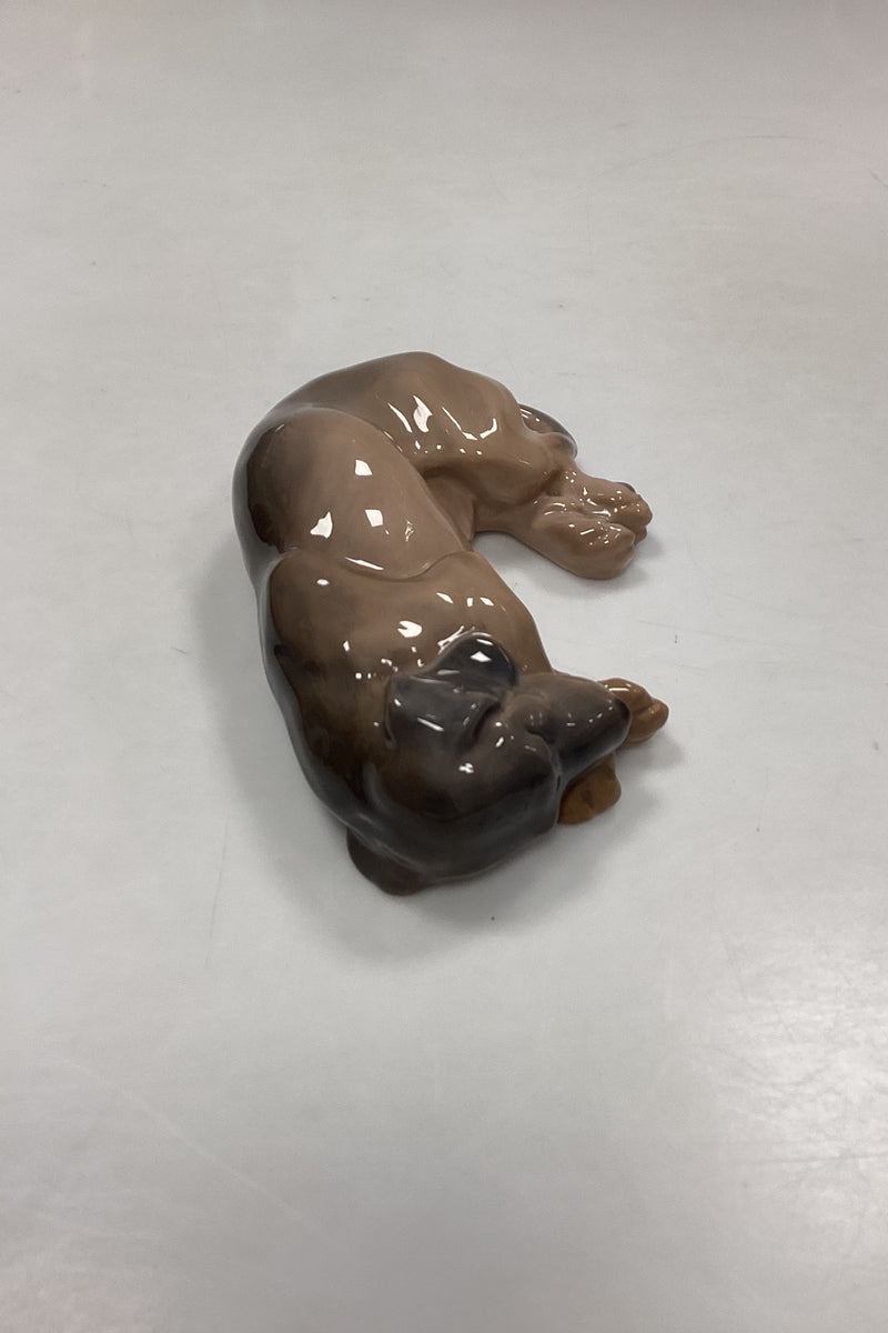 Royal Copenhagen Figur - Sovende Gravhund No. 1238/781