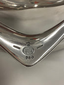 Royal Copenhagen Sterling Sølv Skål af Henning Koppel No. 980