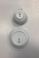 Royal Copenhagen White Magnolia Glazed Teacup and saucer No. 84/85